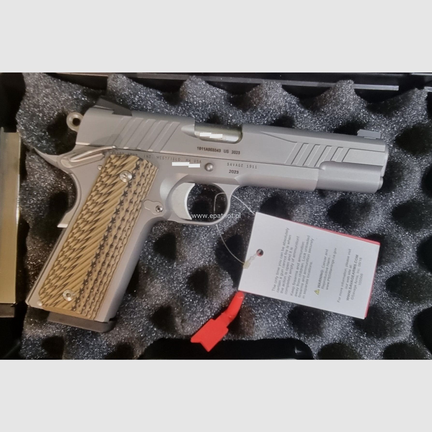 Pistolet Savage 1911 Stainless kal. 45ACP lub 9mm