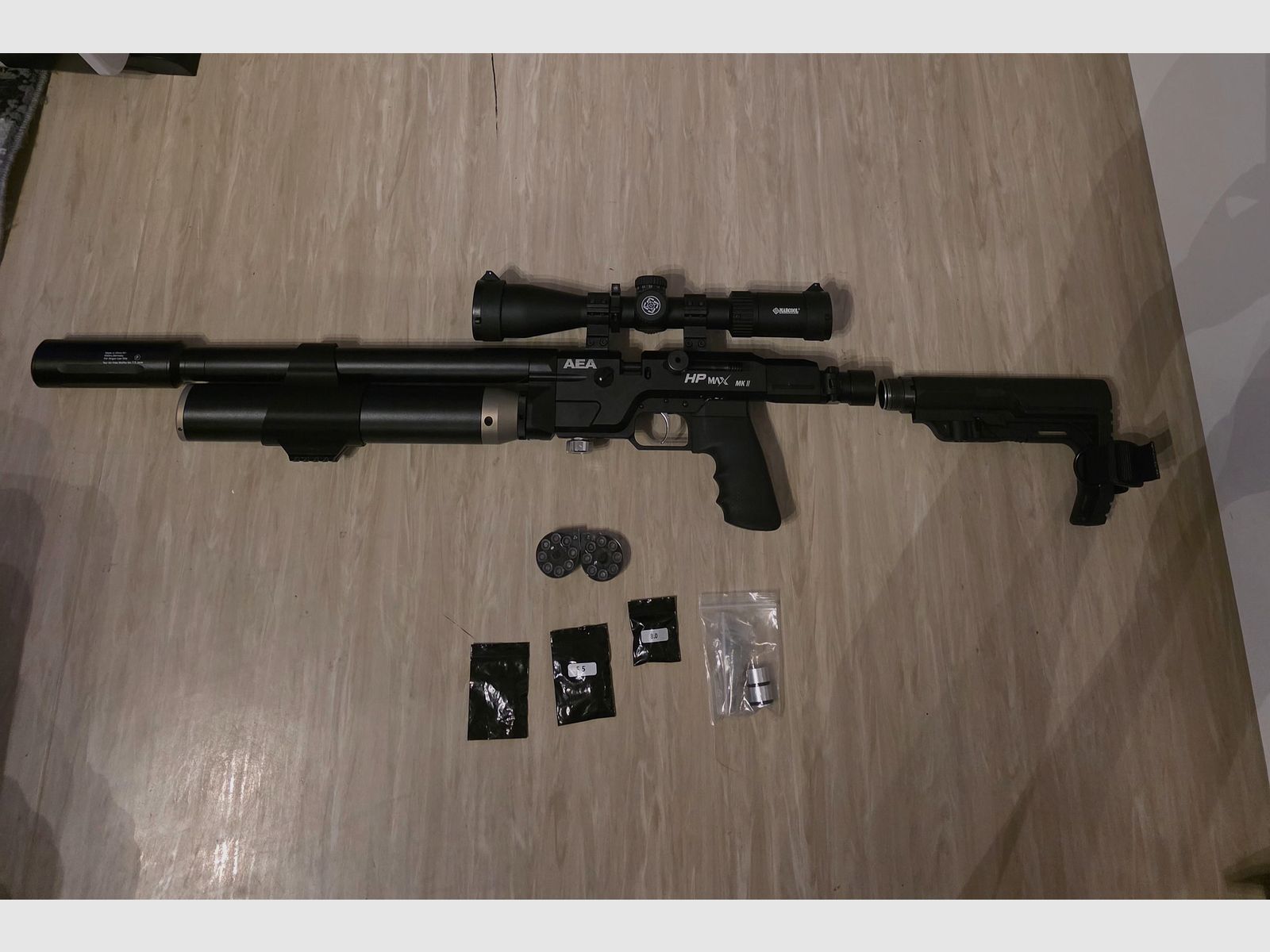 HPMAX Mk2 mit Zubehörteilen