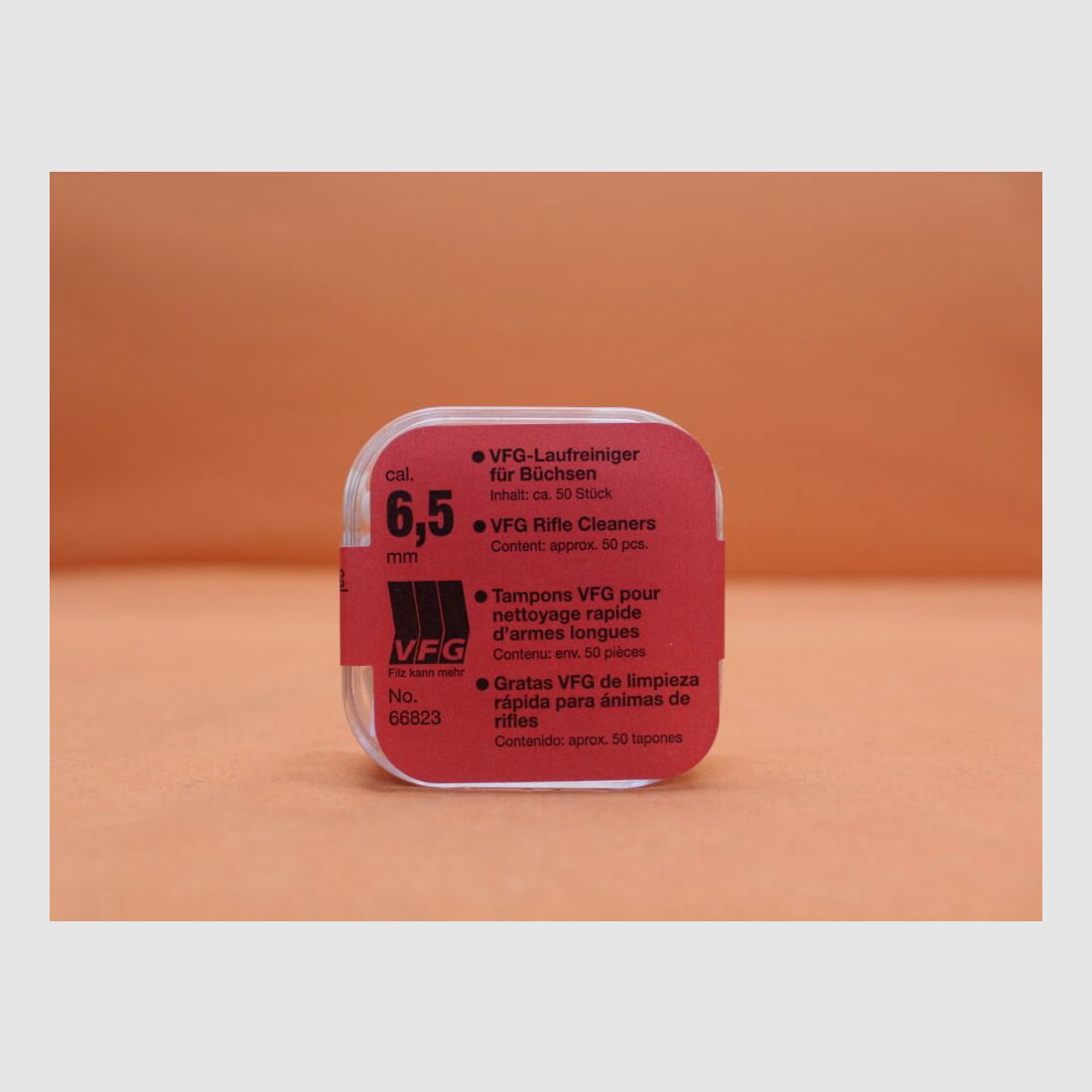 VFG. VFG loopreiniger 6,5mm (66823) 50 st. absorberend speciaal vilt