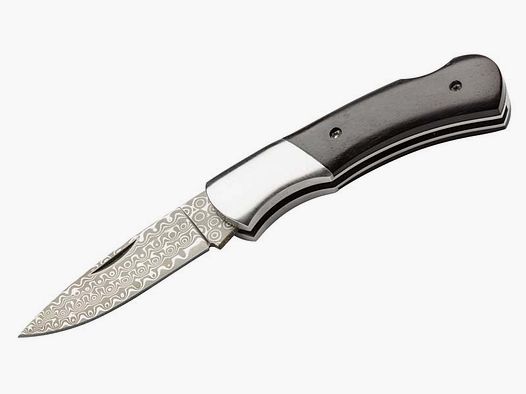 Pequeño cuchillo de bolsillo Herbertz de acero Damasco, 71 capas, núcleo 8Cr13MoV, extractor de clavos, ébano