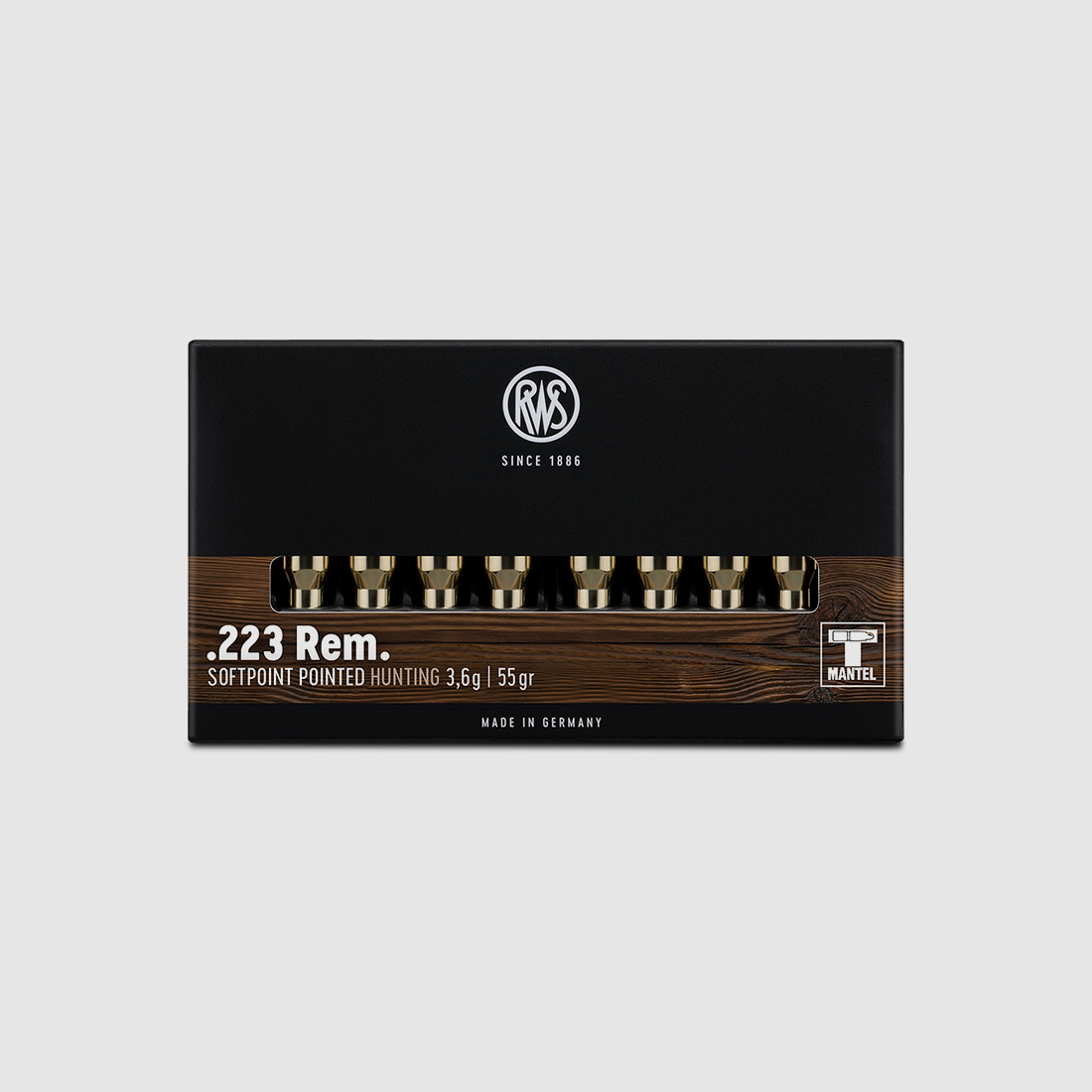 RWS .223 Rem. TM 55gr / 3,6g, afbeelding 1 van 2