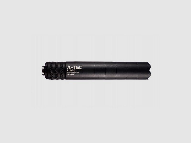 Silenziatore Pistol A-TEC PMM-6 Cal 9 mm Filettatura 1/2X28 UNEF