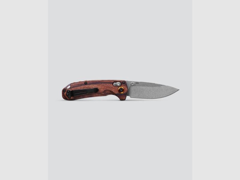 BENCHMADE Einhandmesser North Fork -Wood S30 7,5cm 15032