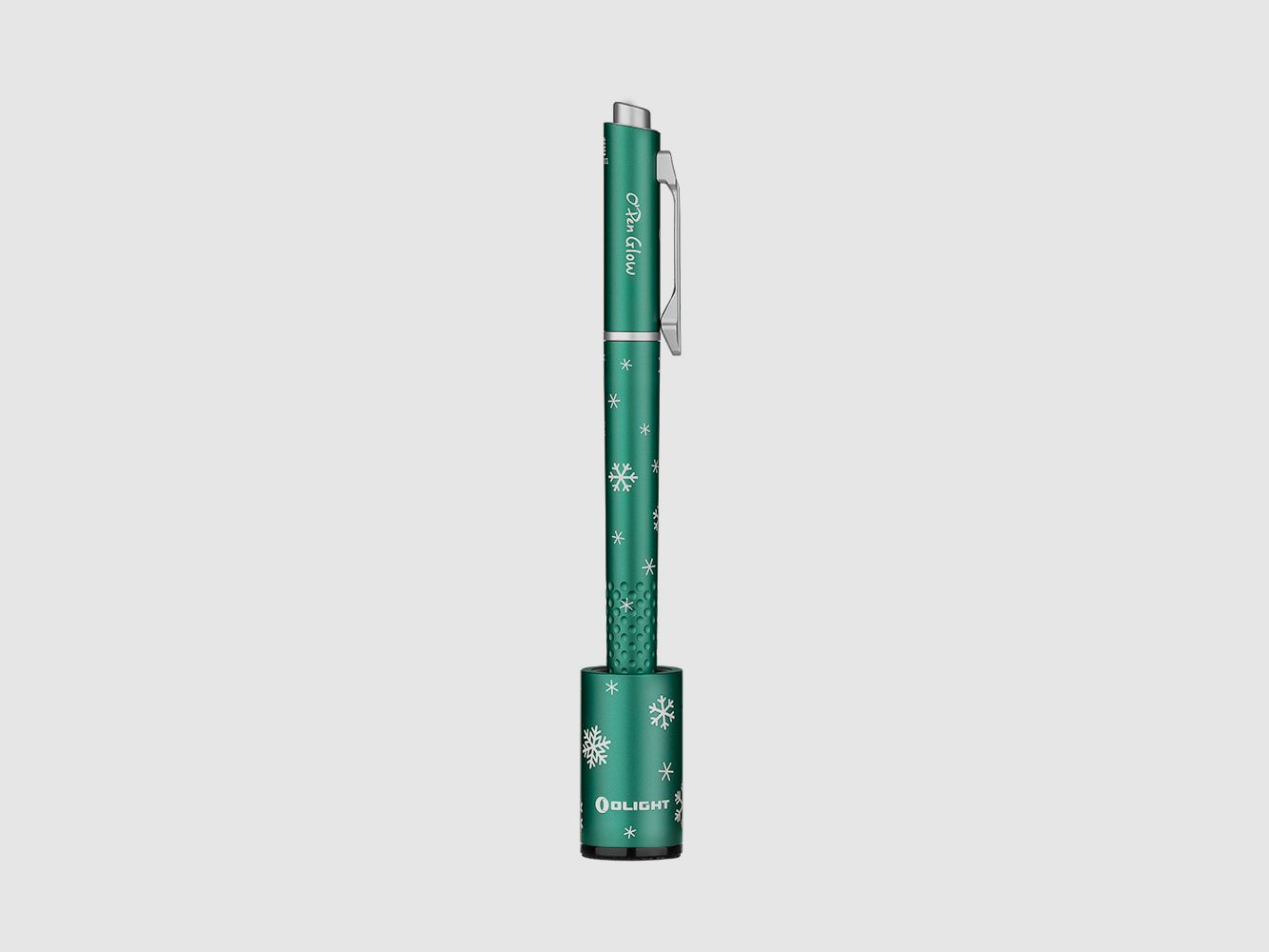 Bolígrafo con linterna LED + láser verde O’PEN GLOW Olight negro, imagen 27 de 28