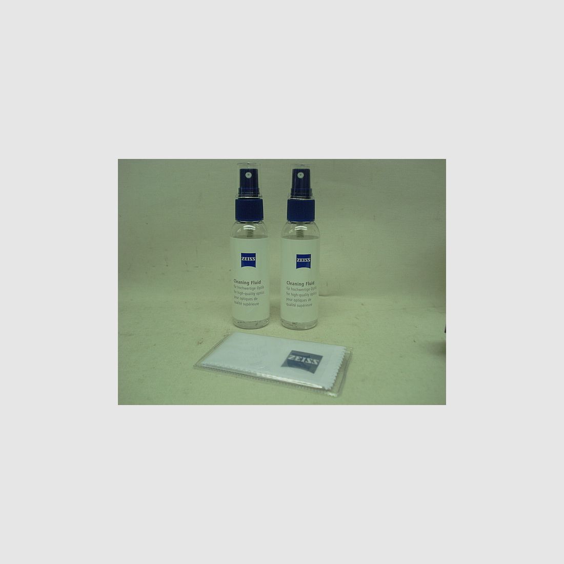 Zeiss Reinigungsspray - 2x60 ml, Mikrofasertuch