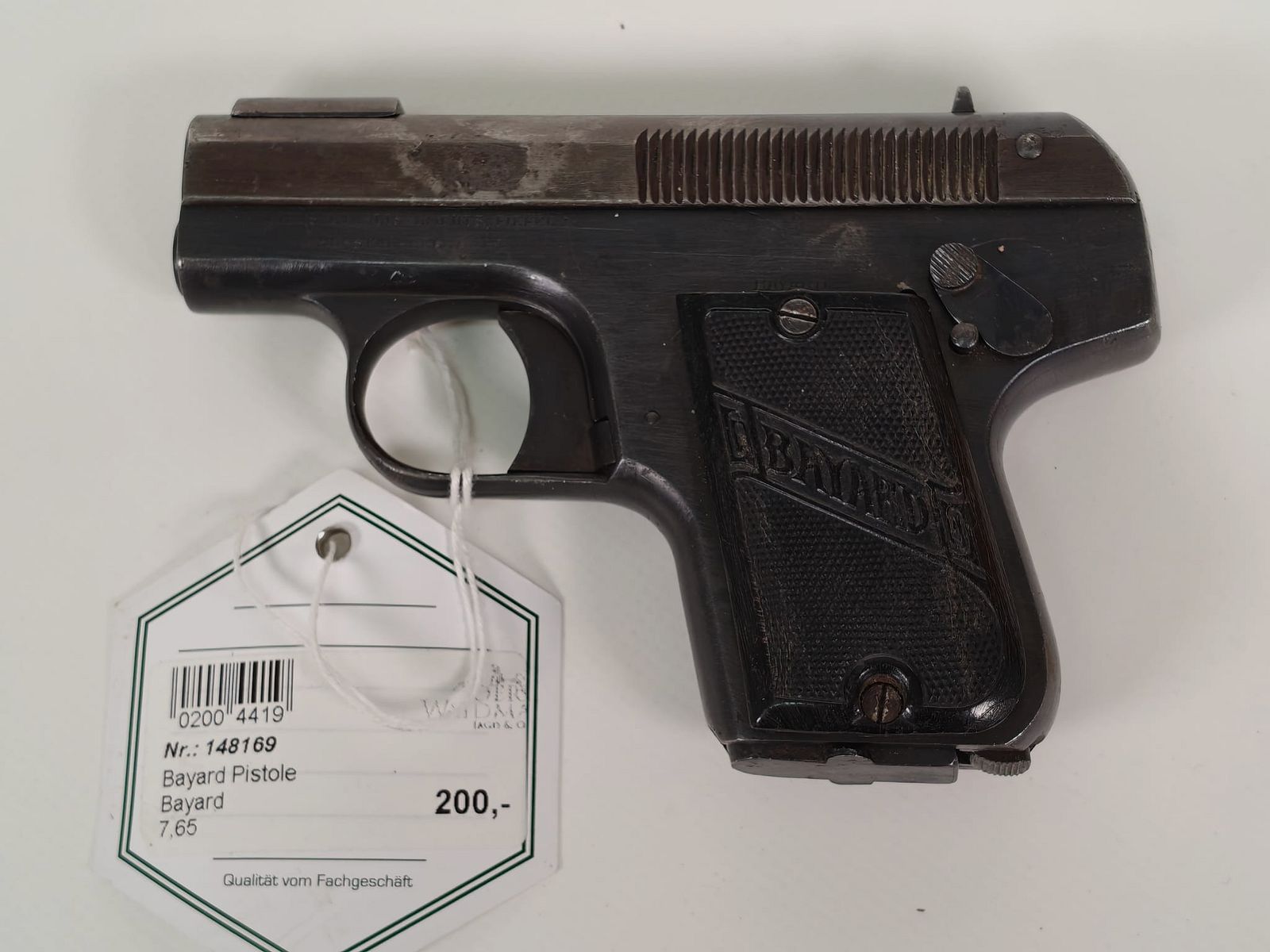 Pistola Bayard 7,65mm Browning