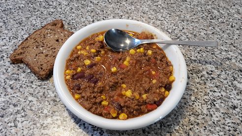 Chili con Carne vom Reh