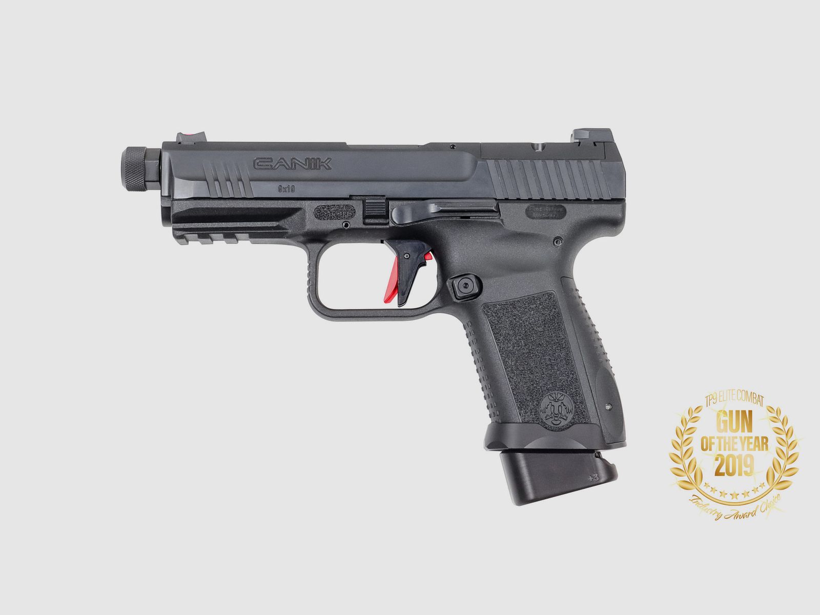 PISTOLET Canik TP-9 ELITE COMBAT NOIR Fileté 9X19, image 2 sur 7