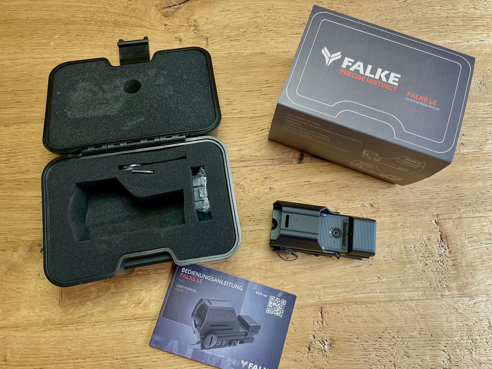 Red Dot FALKE LE Gen. II con funzione di rilascio rapido