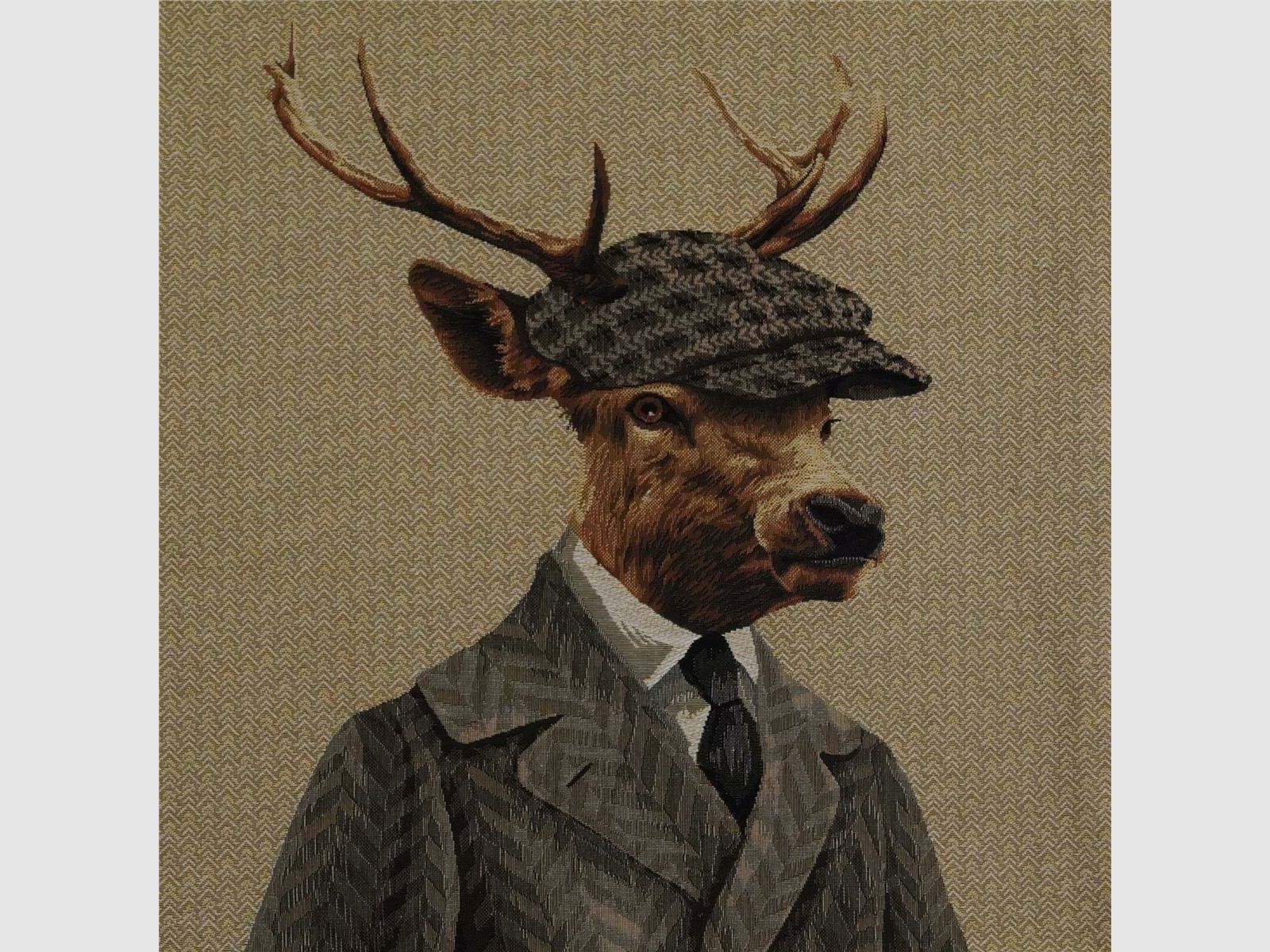 Lovergreen cushion motif cushion deer with hat