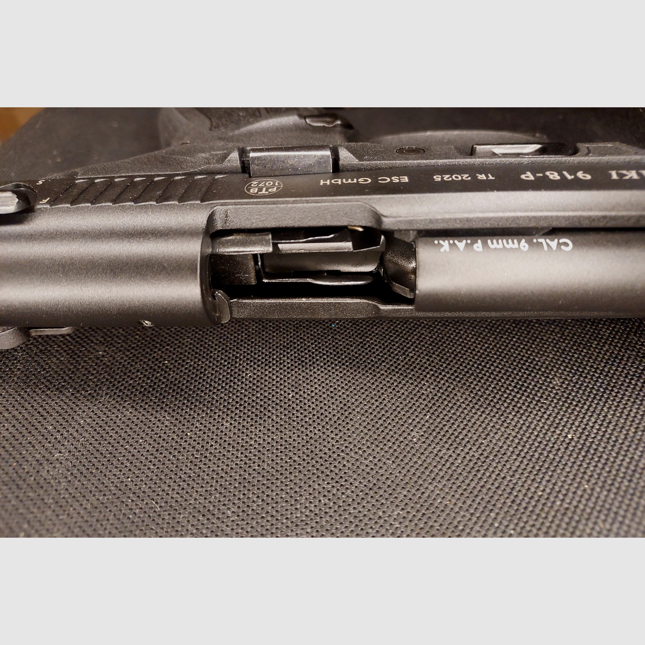 Zoraki 918 -P 9mm P.A.K. blued (PTB 1072) as new Z 918