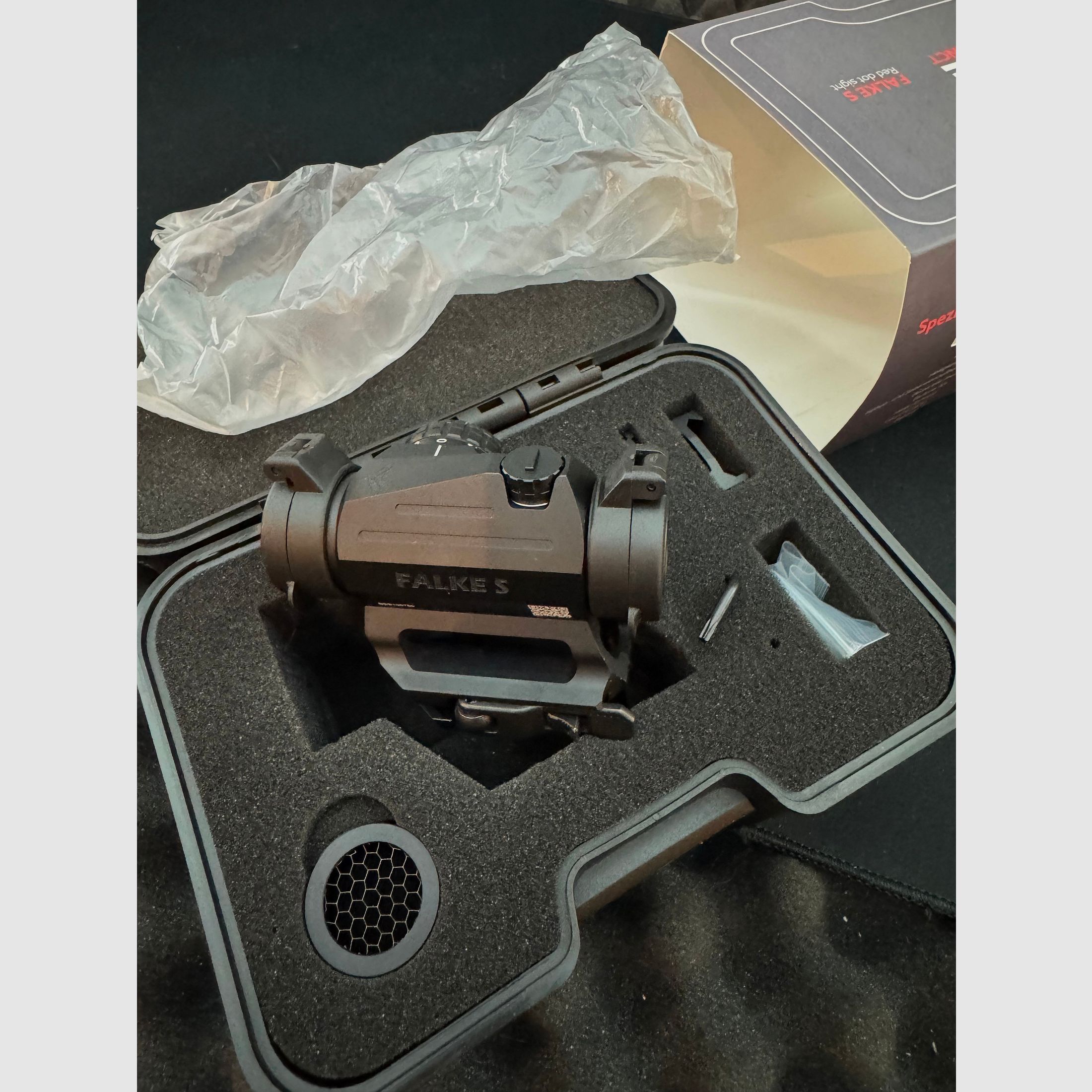 Falke S Red dot Sight, Rotpunktvisier, Durchgehen, Reflexvisier, AR-15, 