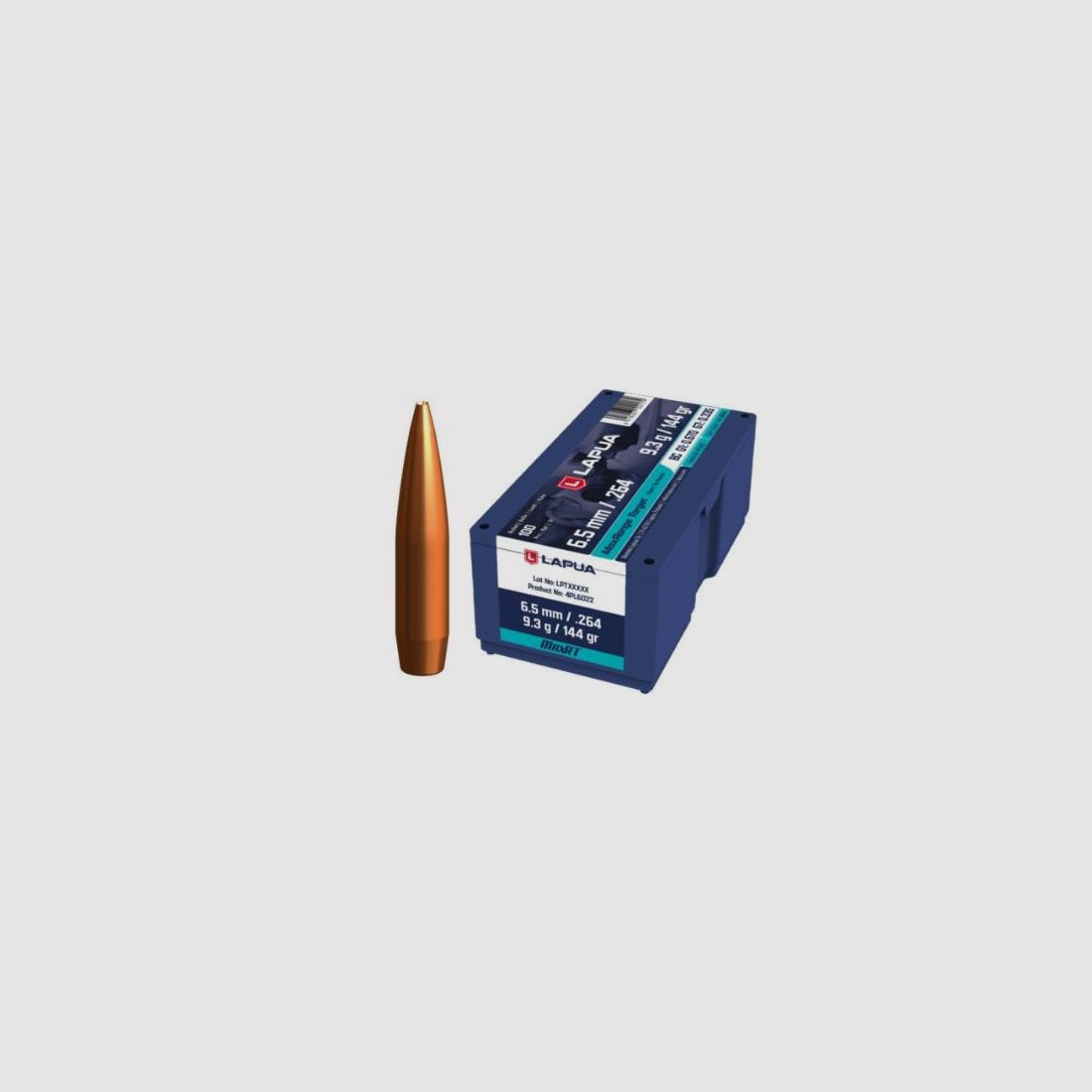 LAPUA GESCHOSSE CAL6,5 144GR OTM MAXRT