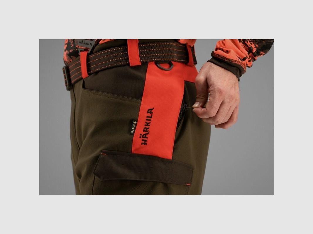 Härkila Herren Hose Wildboar Pro Orange blaze/Willow green