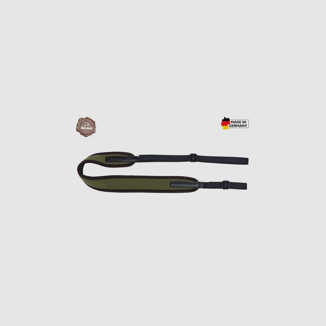 AKAH GEWEHRRIEMEN NEOPREN- UNIVERSAL - GRÜN