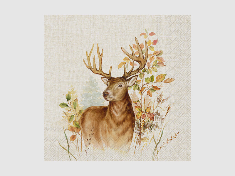 Serviettes Fritzmann Cerf