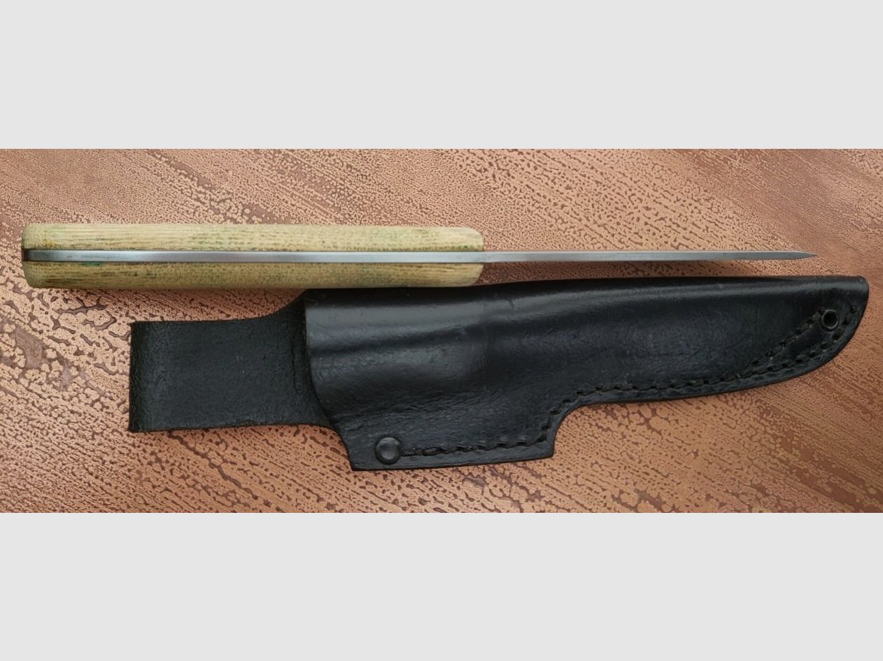 Selbstgebautes einfaches Outdoormesser, Einzelstück