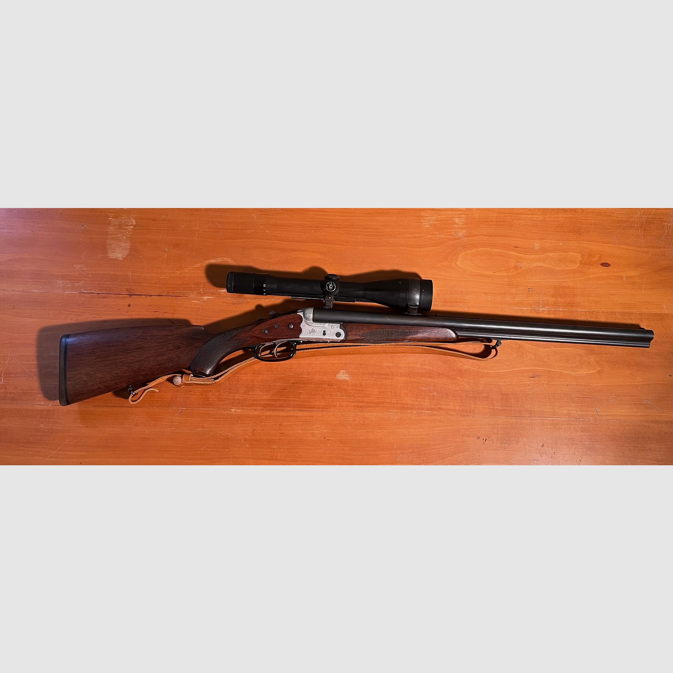  Heym Drilling 7x57R / 16-70 + ZF + Einstecklauf .22 WMR + Munition