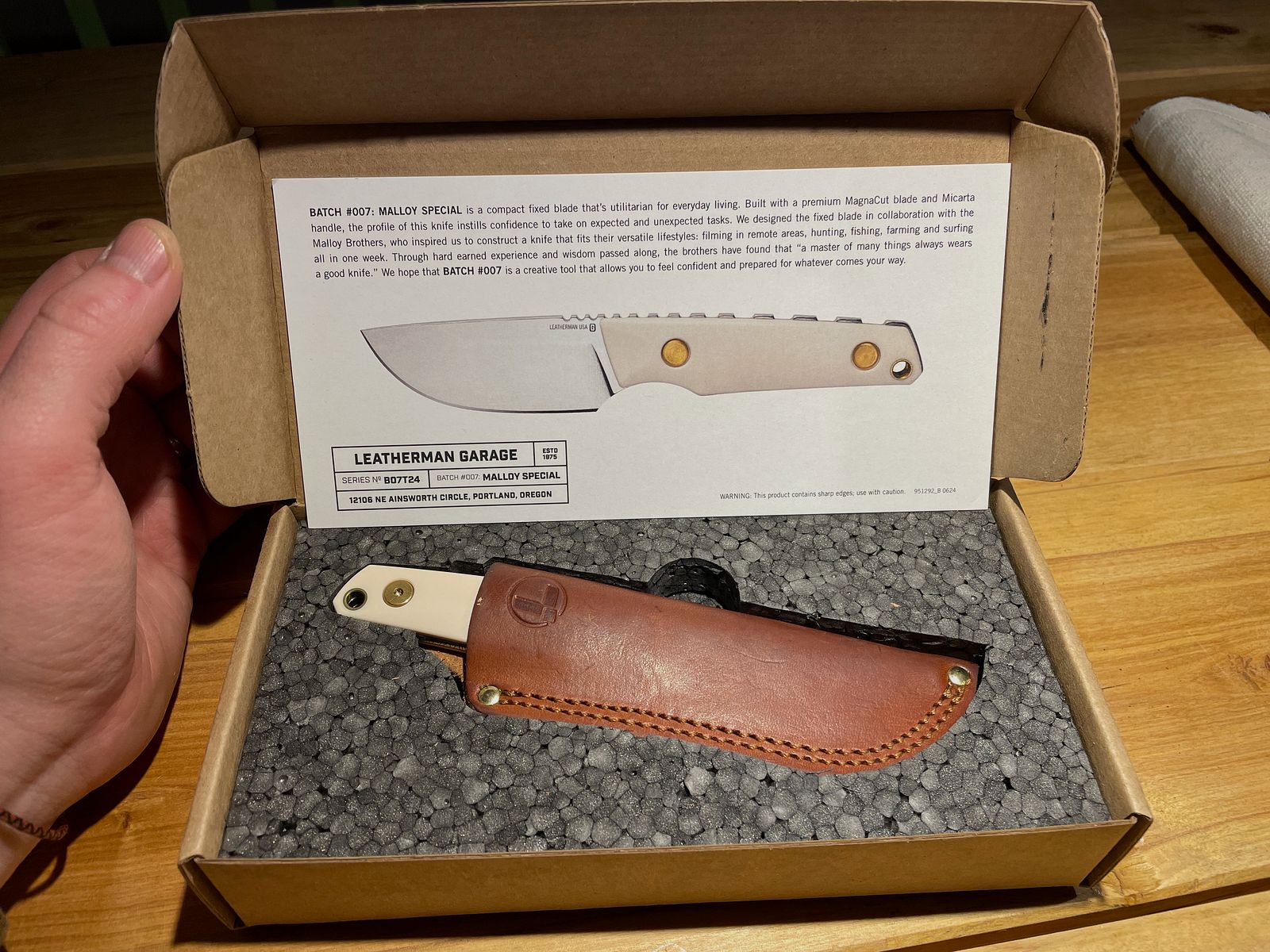 Leatherman Garage Batch #007 Malloy Edition Messer | Sehr guter Zustand, Bild 11 von 15