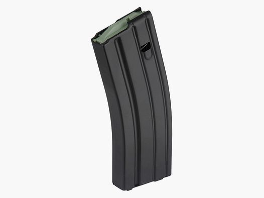 Aluminium-Magazin mit 30 Schuss für AR15-Plattform – Schwarz
