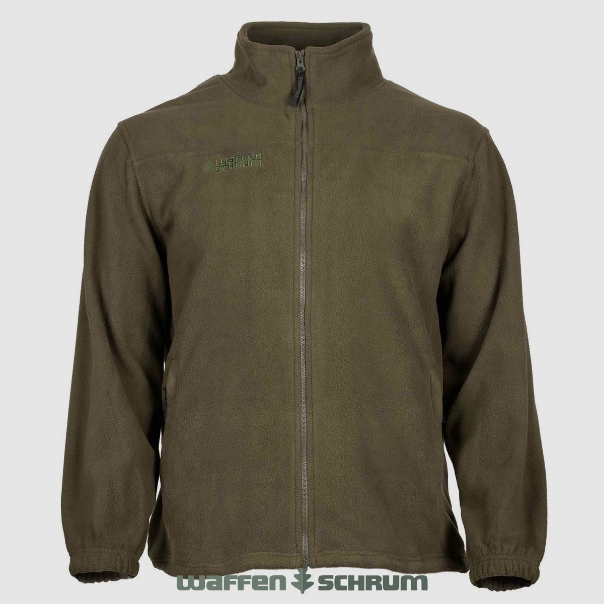 Hubertus Fleecejacke Waffen Schrum  oliv
