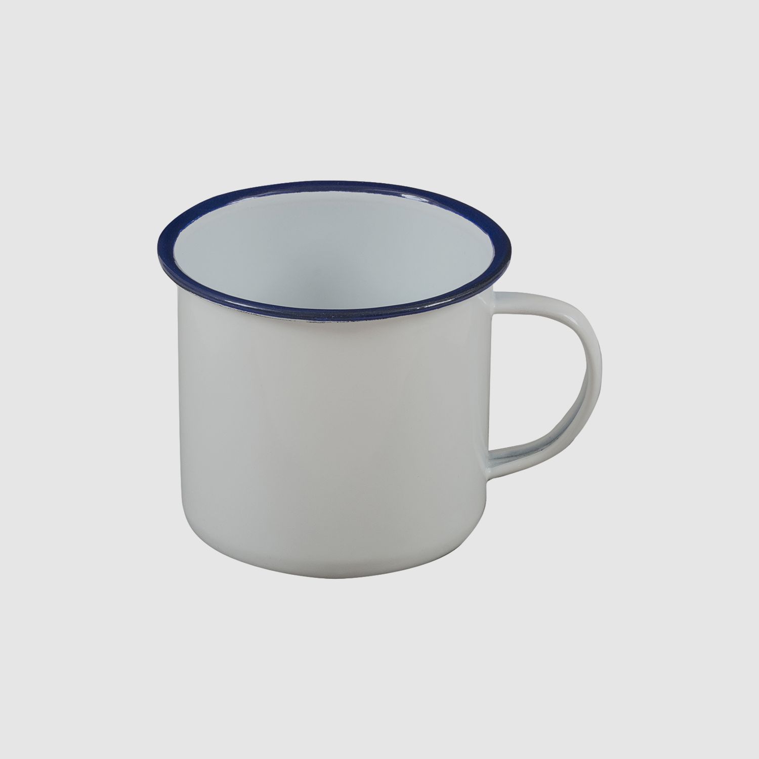 Highlander Emaille Tasse Vintage 560ml Weiß
