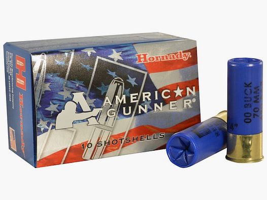 Cartuccia da Fucile Hornady American Gunner .12/70 42g Buckshot #00 (8,4mm) 10 Cartucce