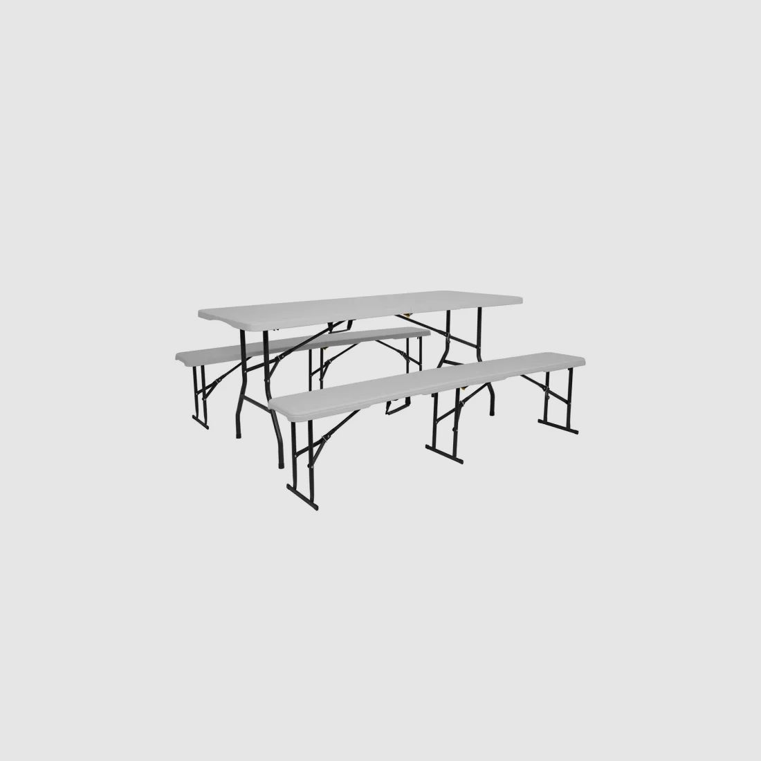 NC3404 Klappbare Gartenbank 183cm in Weiss