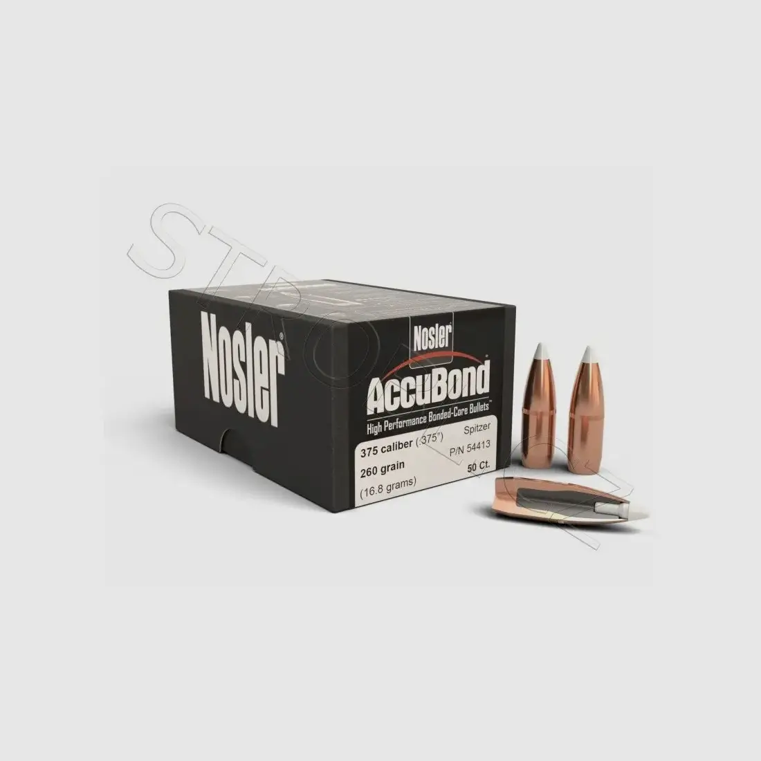 Geschosse Nosler AccuBond .375 cal, dia .375, 260grs, Bild 2 von 3