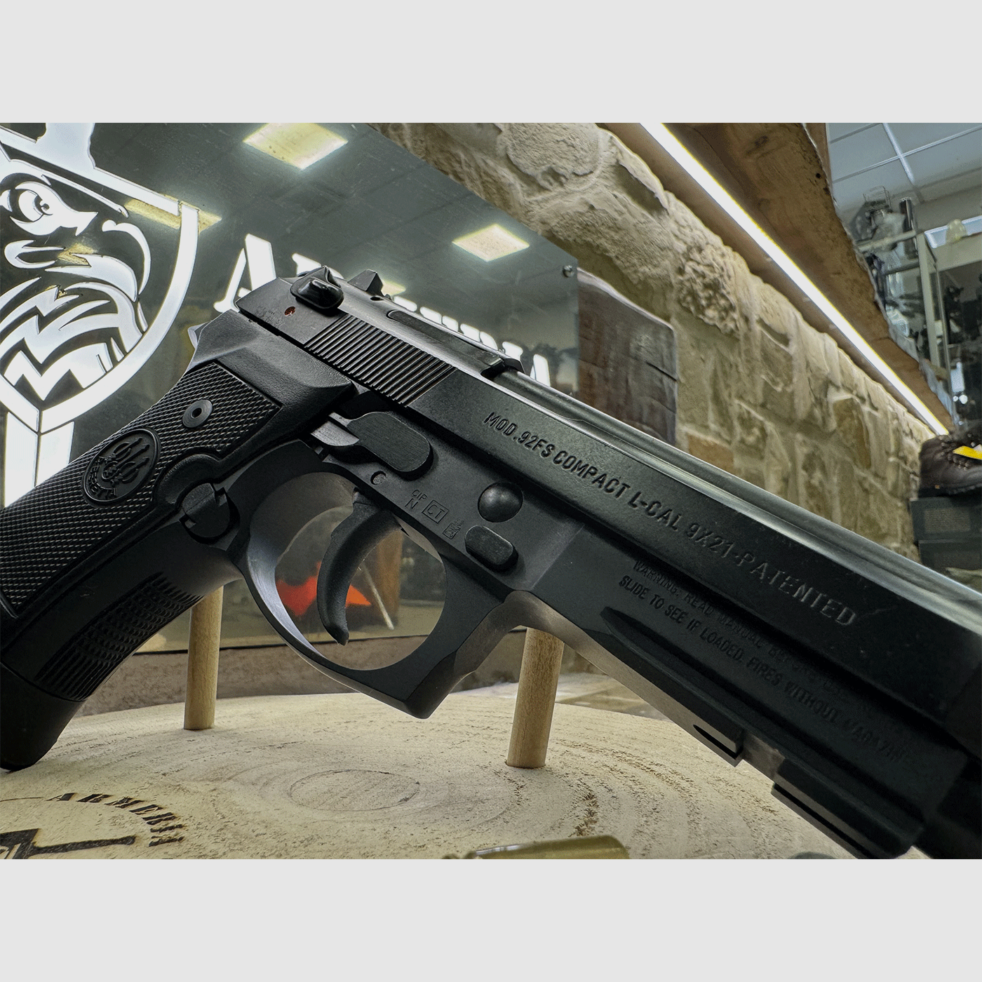 UTILISÉ – PISTOLE – BERETTA MOD. M9A1 COMPACT cal. 9×21, image 5 sur 6