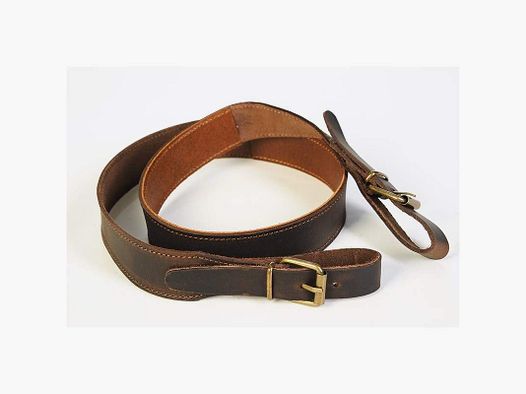 Vintage leren geweerriem Buffetteria Spadoni