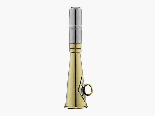 Flachhorn Compiègne aus poliertem Messing