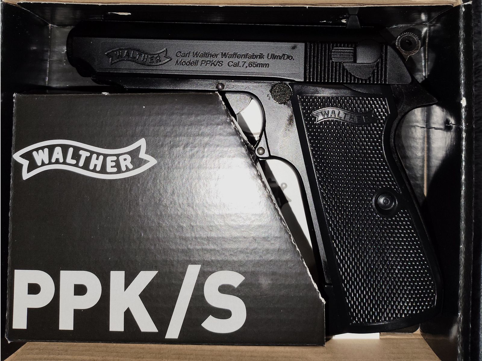 Walther PPK/S Co2-Pistole Blow Back Kaliber 4,5 mm BB
