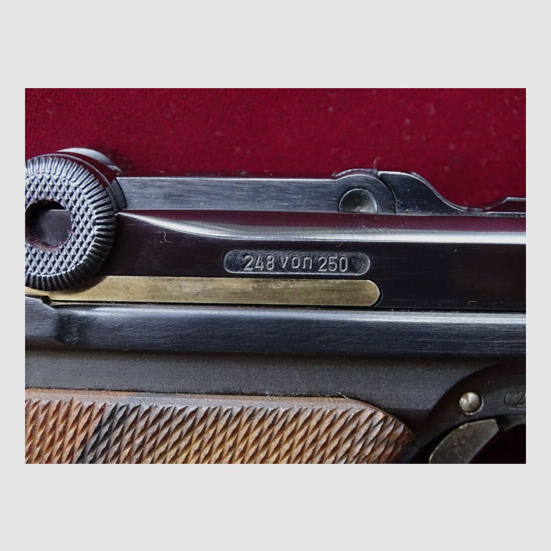 Mauser P 1900 / P08 Parabellum Édition 75 Ans No 248 / 250 Édition 75 Ans Pistolet Parabellum 1900-1975