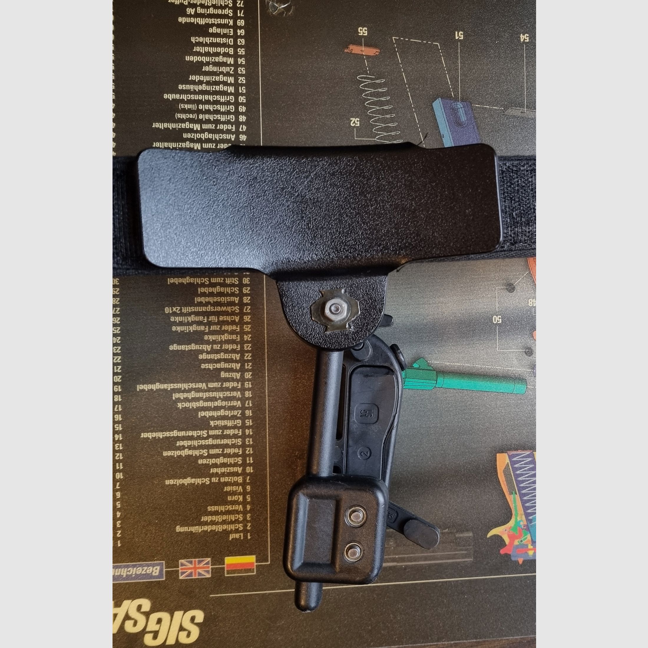 Höppner und Schumann Speedsec 6 GF für viele Pistolenmodelle passend (Sig Sauer X-Six, X-Five, P226, Glock, STI, S&W, CZ75....)