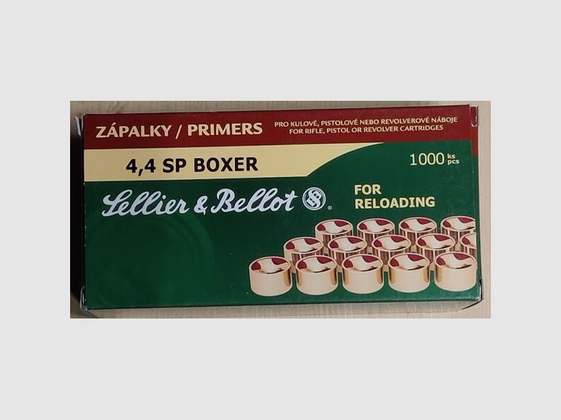 Zündhütchen S&B small pistol 4,4 Boxer