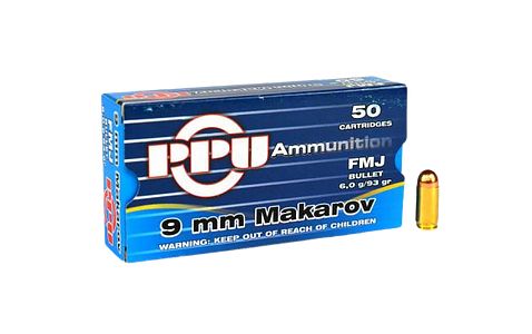 Prvi Partizan PPU 9 mm Makarov 93 grs 50 Schuss