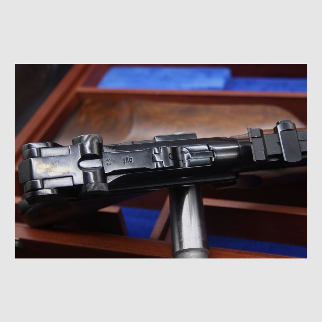 Mauser BYF 43 Pistolenkarabiner P08 Werle Kaliber 9mm Luger aus Sammlung	 Pistolenkarabiner P08