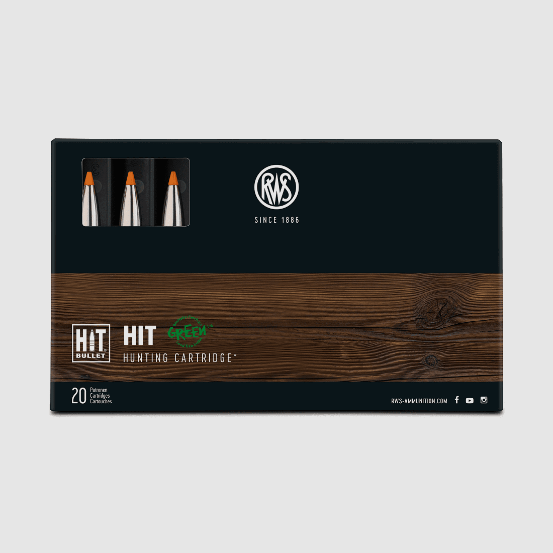 RWS 8x57 JRS Hit 160gr - 20 pcs