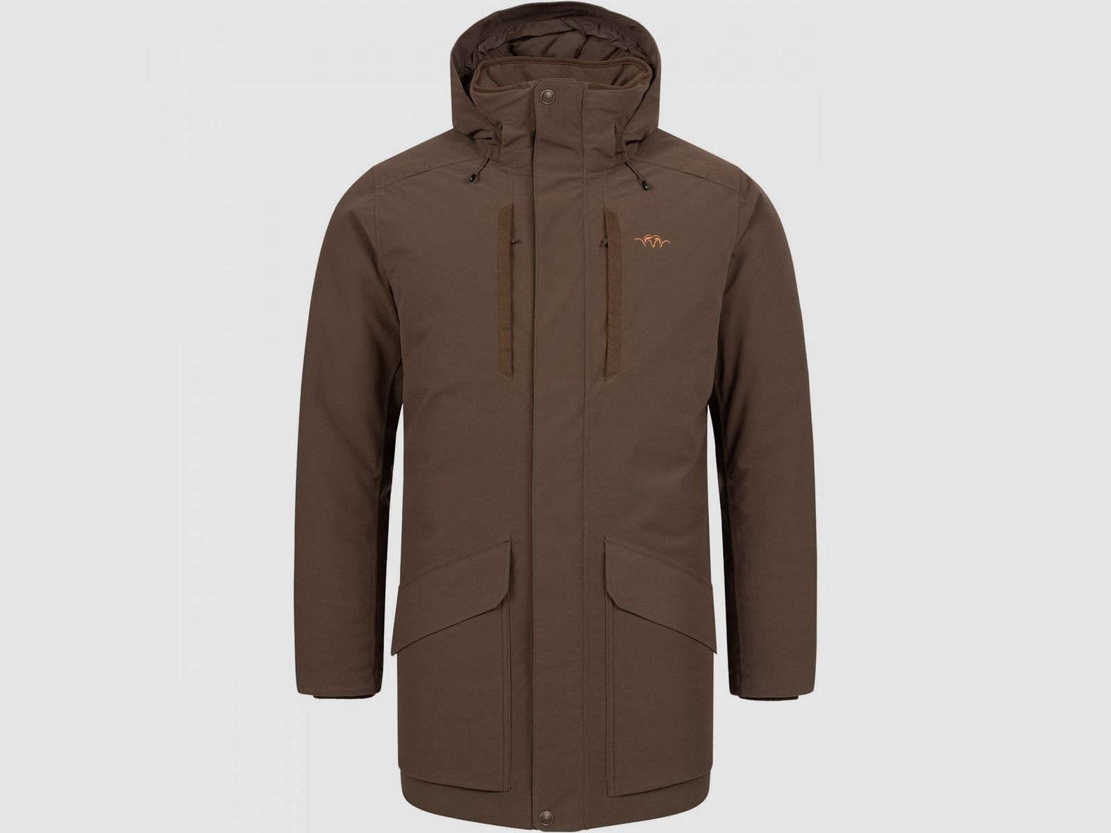 Janus Daunen Jacke Herren (Dunkelbraun)