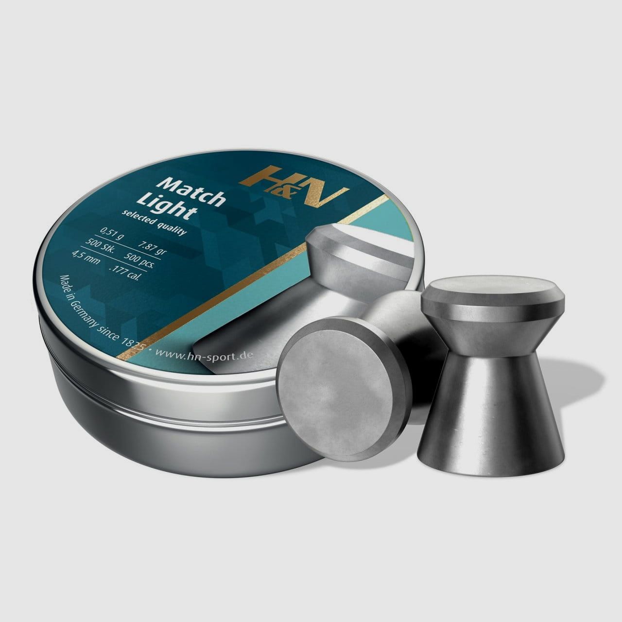 H&N Finale Match Light Diabolo 4,5 mm - 500 uds.