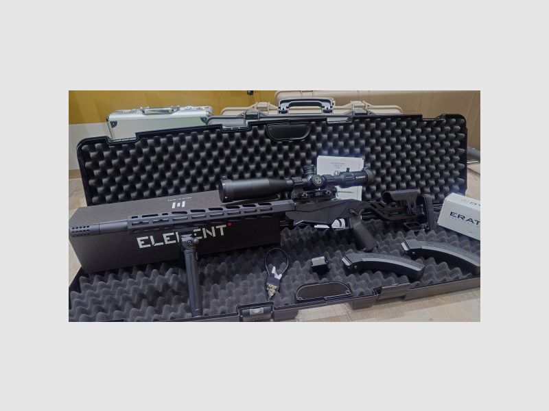 RUGER PRESICION RIMFIRE .22LR + ELEMENT HELIX 4-16x44 UVM.