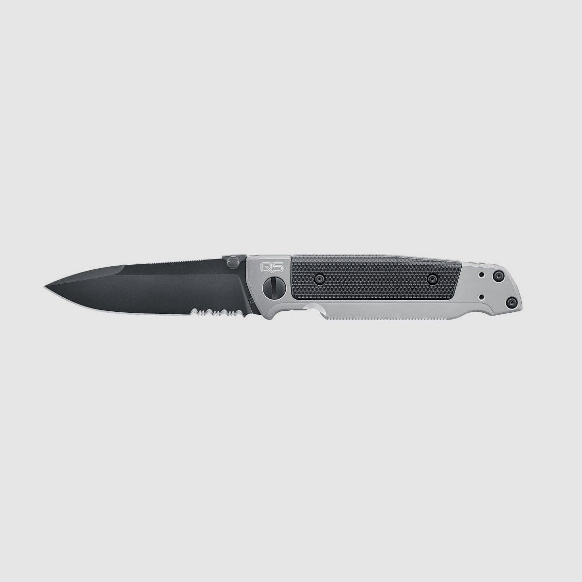 Walther Q5 Steel Frame Schwarz Klappmesser