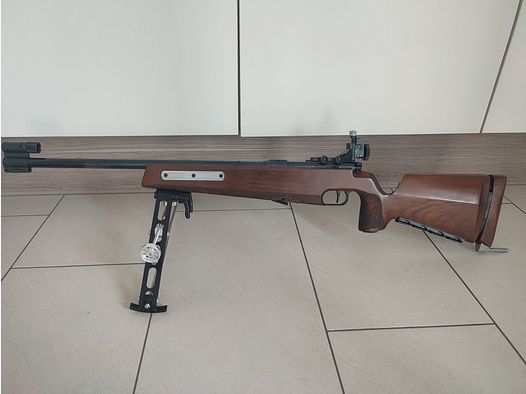 Anschütz 1427 Biathlon Repetierer Benchrest .22 KK + 2.000 Schuss Matchmunition