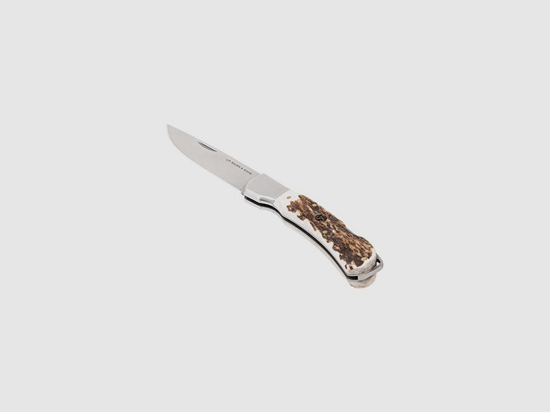 Sauer Klappmesser mit Hirschgeweihgriff, Bild 3 von 3