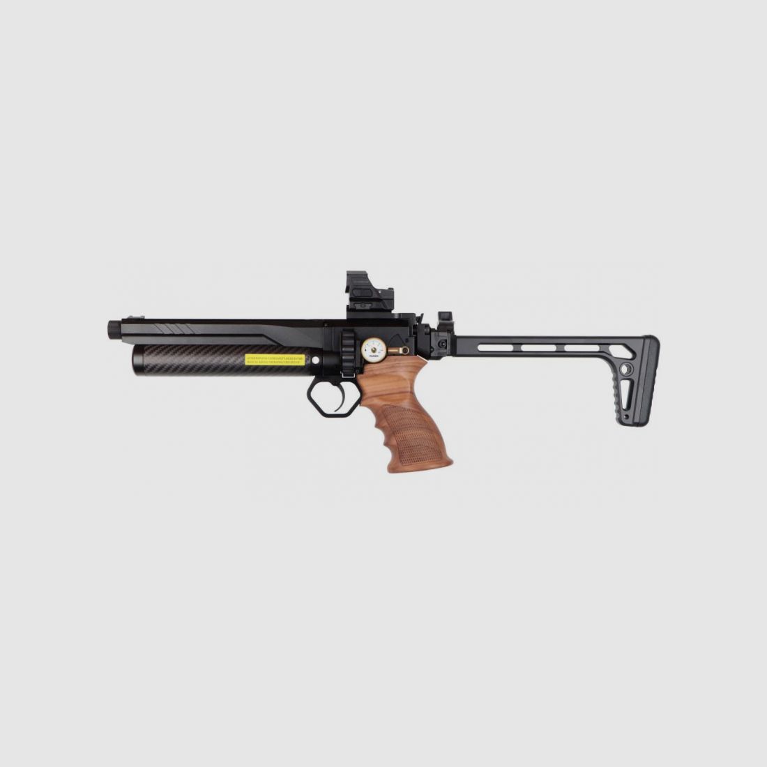 GK1 Pistola Culata plegable de aluminio Picatinny – cantonera de goma, imagen 1 de 2