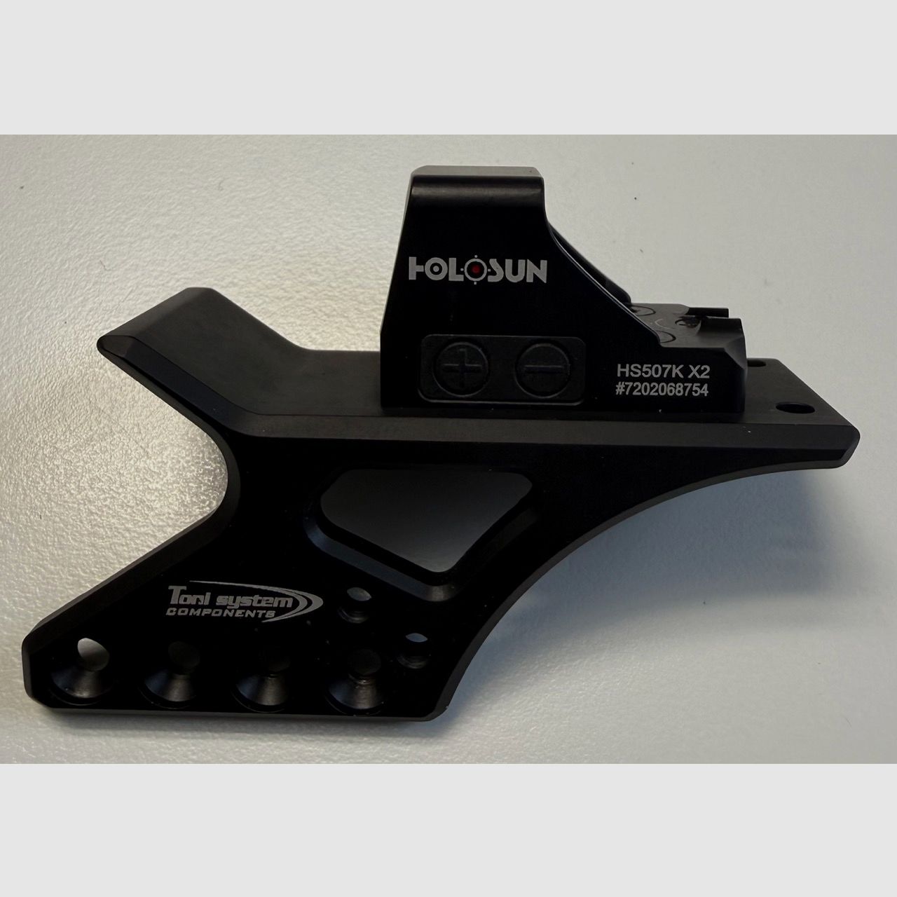 Holosun HS 507 K - X2 Open reflex sight, red dot sight + Toni System side mount for Tanfoglio - LIKE NEW