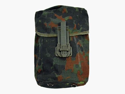 Bundeswehr Originale Bundeswehr Originale Borsa per Flacone da Campo Flecktarn Usata