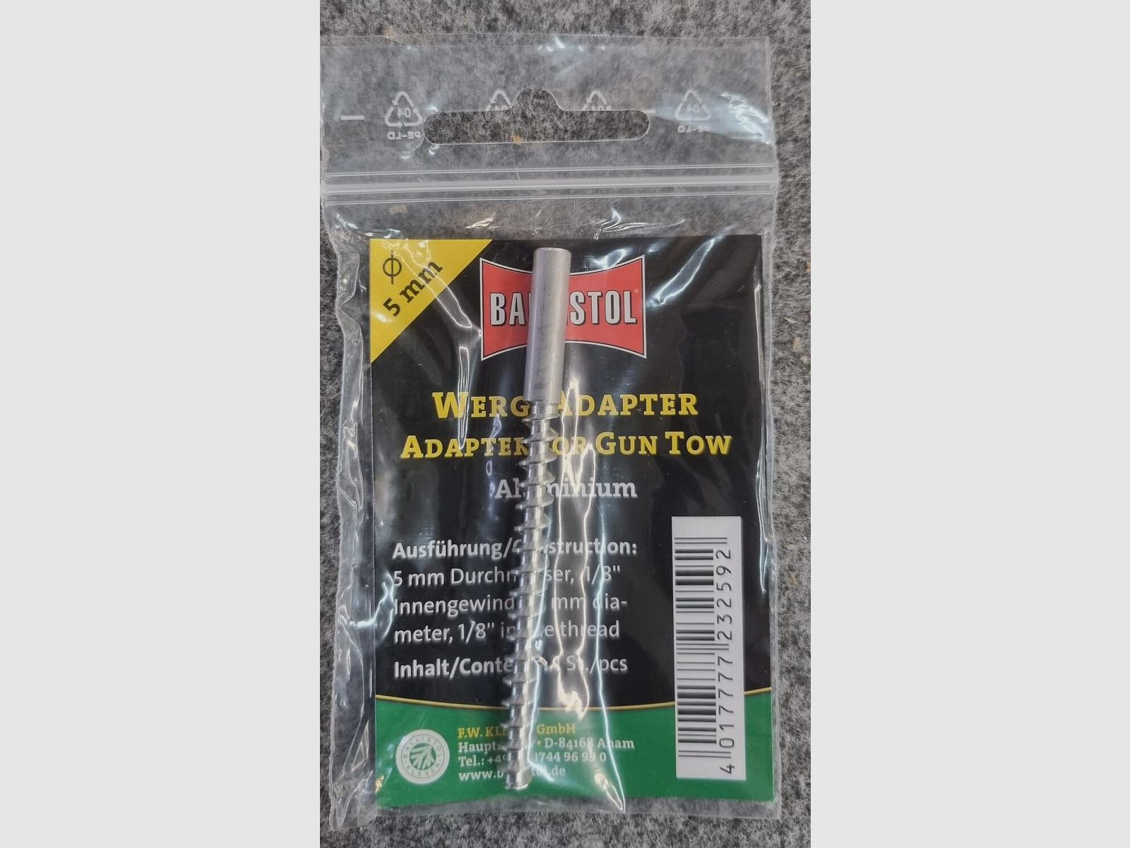 Werg-adapter – 1/8" binnendraad