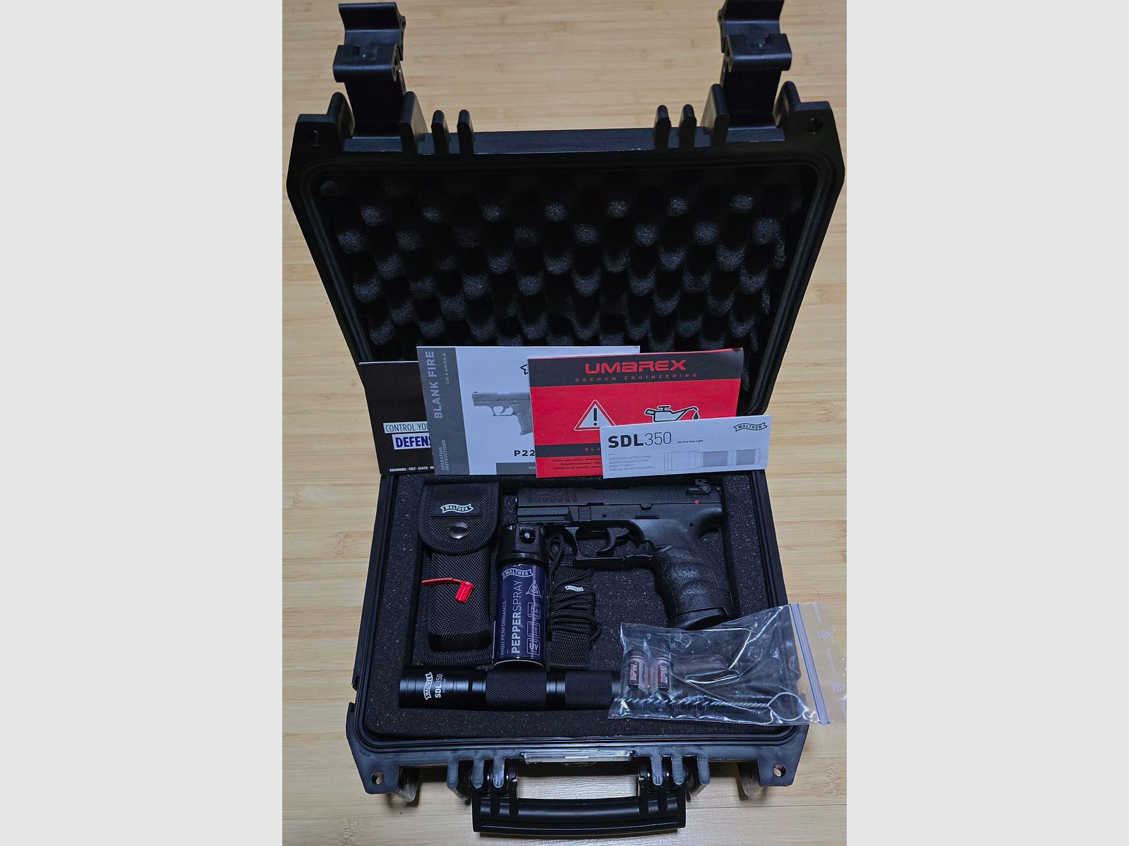 Walther R2D Set P22 Q Schreckschuss 9mm PAK Selbstverteidigung 